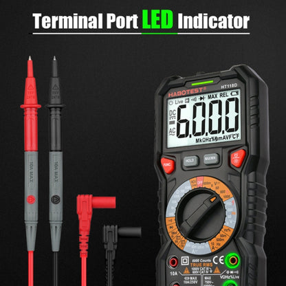 HABOTEST HT118C Handheld High-precision Manual Digital Multimeter - Digital Multimeter by HABOTEST | Online Shopping UK | buy2fix