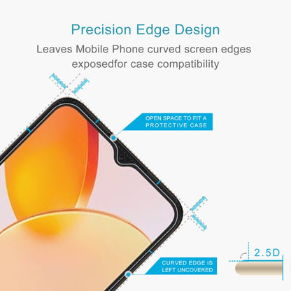 For Honor X5 50pcs 0.26mm 9H 2.5D Tempered Glass Film - Honor Tempered Glass by buy2fix | Online Shopping UK | buy2fix
