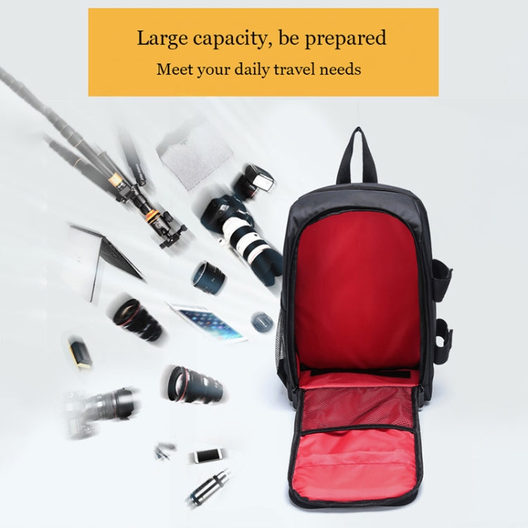 Outdoor Camera Backpack Waterproof Photography Camera Shoulders Bag, Size:33.5x25.5x15.5cm(Red) - Backpack by buy2fix | Online Shopping UK | buy2fix