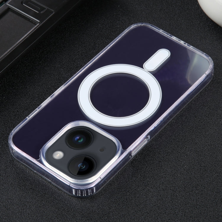 For iPhone 14 Plus GEBEI MagSafe Magnetic Transparent Phone Case (Transparent) - iPhone 14 Plus Cases by GEBEI | Online Shopping UK | buy2fix