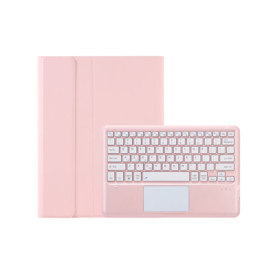 For Honor Pad V8 Pro AHN8-A Ultrathin Detachable Bluetooth Keyboard Leather Tablet Case with Touchpad(Pink) - Others Keyboard by buy2fix | Online Shopping UK | buy2fix