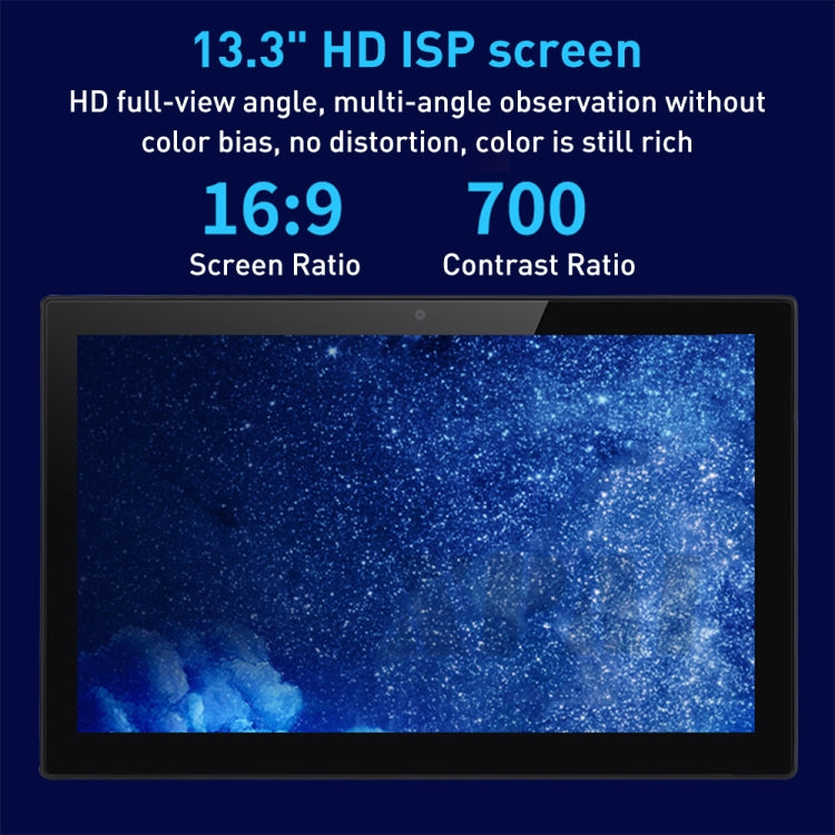 PR1335T 13.3 inch IPS Display Advertising Machine, 2GB+16GB, CPU:RK3399 Hexa-Core 1.8GHz(US Plug) - Consumer Electronics by buy2fix | Online Shopping UK | buy2fix