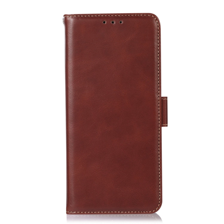 For Motorola Moto G73 5G Crazy Horse Top Layer Cowhide Leather Phone Case(Brown) - Motorola Cases by buy2fix | Online Shopping UK | buy2fix