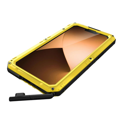 For iPhone 14 Pro Max RedPepper Wolf 360 Full Body Rugged Life Waterproof Phone Case(Yellow) - iPhone 14 Pro Max Cases by RedPepper | Online Shopping UK | buy2fix