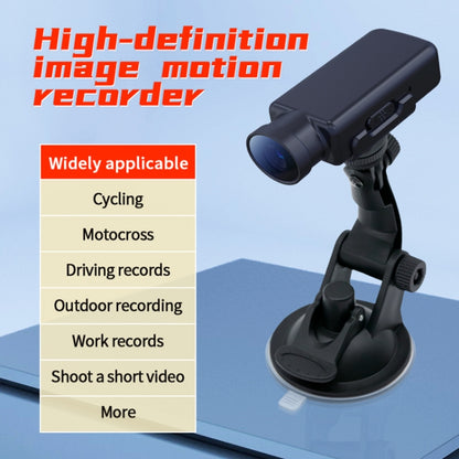 JNN V17 1080P HD Wide Angle Video Sports Recorder with Stand, Capacity:No RAM(Black) - Digital Video Recorder by JNN | Online Shopping UK | buy2fix