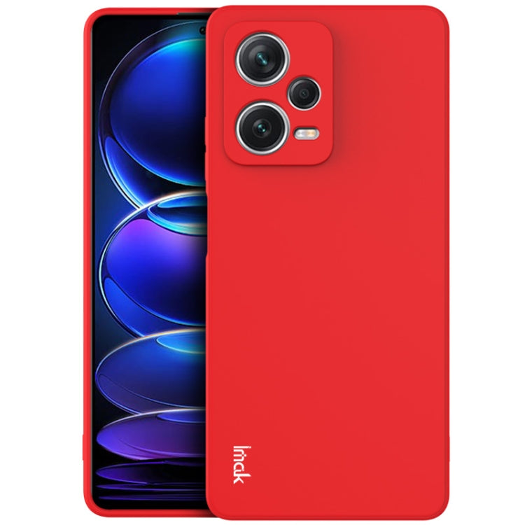 For Xiaomi Redmi Note 12 Pro 5G China / India IMAK UC-4 Series Straight Edge TPU Soft Phone Case(Red) - Note 12 Pro Cases by imak | Online Shopping UK | buy2fix