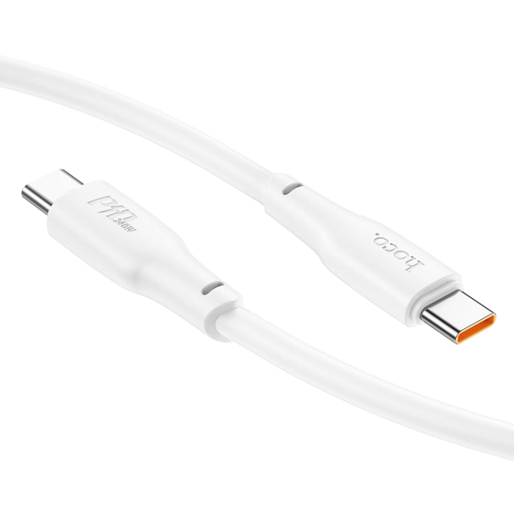 hoco X93 240W USB-C/Type-C to USB-C/Type-C Fast Charge Data Cable, Length:1m(White) -  by hoco | Online Shopping UK | buy2fix