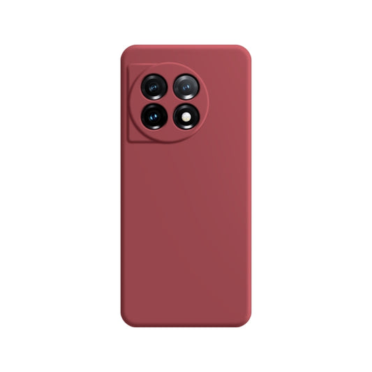 For OnePlus 11 Imitation Liquid Silicone Phone Case(Red) - OnePlus Cases by buy2fix | Online Shopping UK | buy2fix