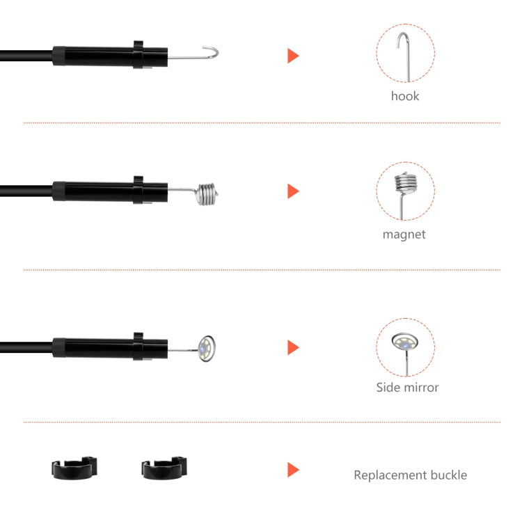 P130 11mm 4.3 inch Single Camera with Screen Endoscope, Length:2m - Consumer Electronics by buy2fix | Online Shopping UK | buy2fix