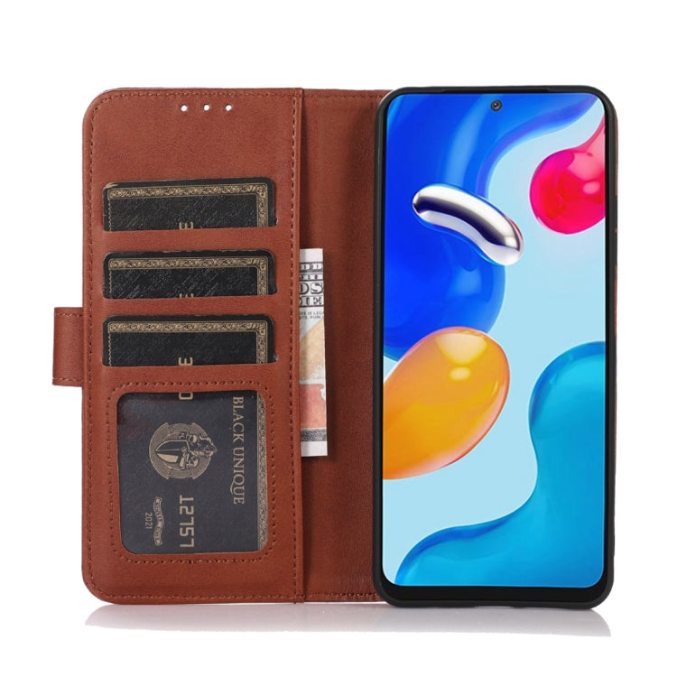 For Sony Xperia 10 V Cow Texture Leather Phone Case(Brown) - Sony Cases by buy2fix | Online Shopping UK | buy2fix