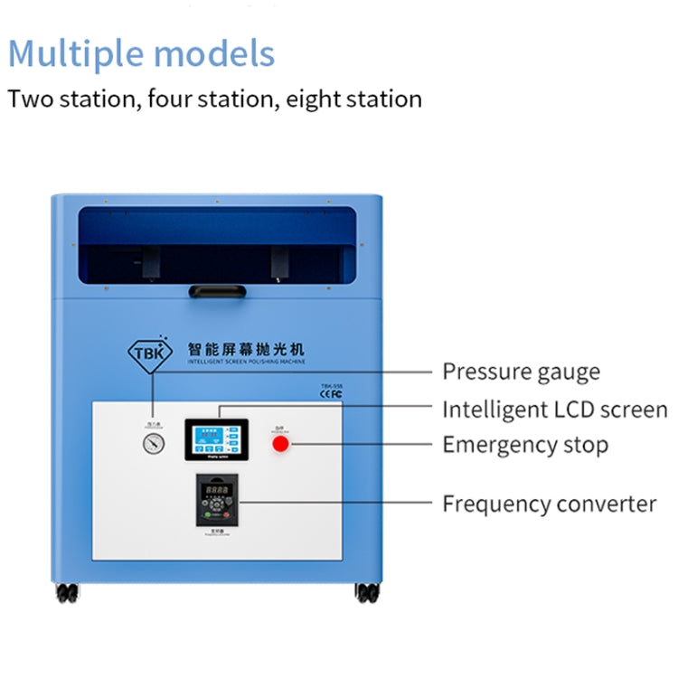 TBK 938M Multi-station Mobile Phone Screen Water Mill Polishing Machine(AU Plug) - Polishing Repair by TBK | Online Shopping UK | buy2fix