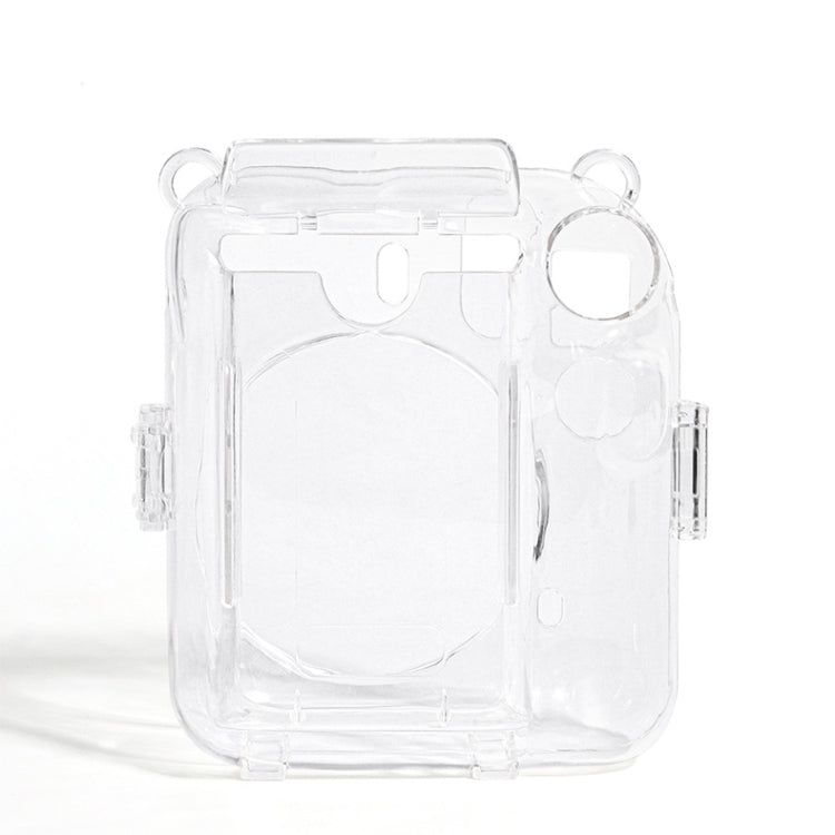 For FUJIFILM instax mini 12 Crystal Hard Acrylic Camera Case with Shoulder Strap(DIY Milk Cow) - Protective Case by buy2fix | Online Shopping UK | buy2fix