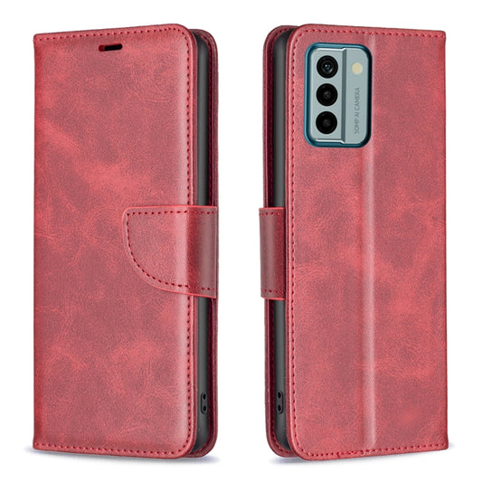 For Nokia G22 Lambskin Texture Leather Phone Case(Red) - Nokia Cases by buy2fix | Online Shopping UK | buy2fix