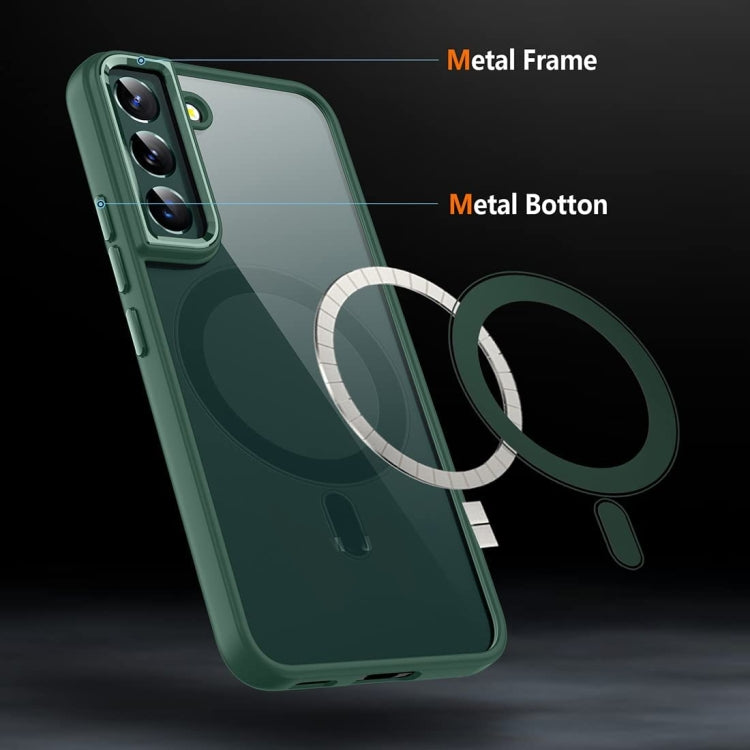 For Samsung Galaxy S23+ 5G Acrylic PC MagSafe Magnetic Phone Case(Green) - Galaxy S23+ 5G Cases by buy2fix | Online Shopping UK | buy2fix