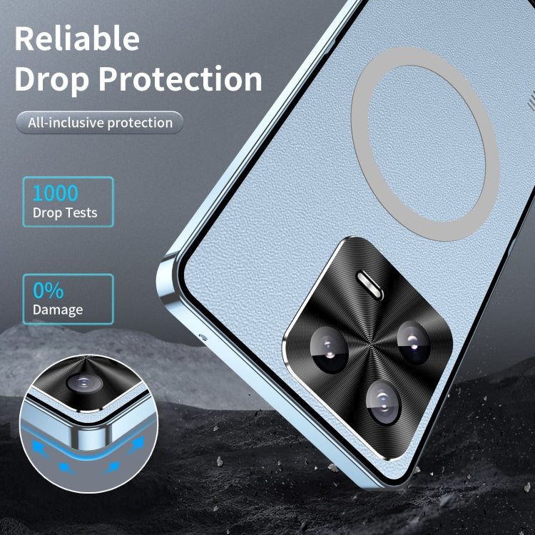 For Xiaomi 13 MagSafe Magnetic Frosted Metal Phone Case(Blue) - 13 Cases by buy2fix | Online Shopping UK | buy2fix