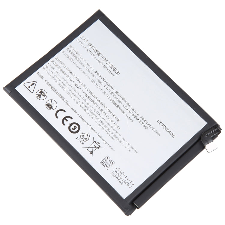 For ZTE Nubia V18 NX612j 4060mAh Battery Replacement Li3940T44P6h876442 - Others by buy2fix | Online Shopping UK | buy2fix