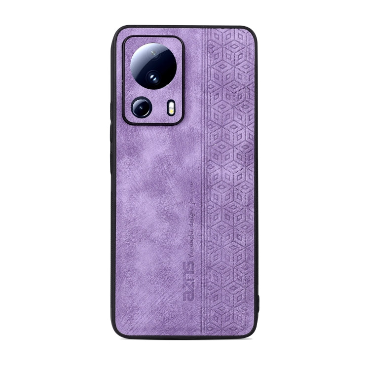 For Xiaomi 13 Lite / Civi 2 AZNS 3D Embossed Skin Feel Phone Case(Purple) - Xiaomi Cases by AZNS | Online Shopping UK | buy2fix