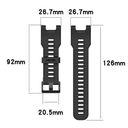 For Huami Amazfit T-Rex A1918 Tyrannosaurus Silicone Watch Band(Olive Green) - Watch Bands by buy2fix | Online Shopping UK | buy2fix