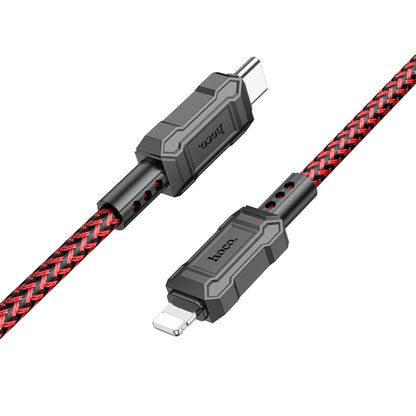 hoco X94 Leader PD 20W USB-C / Type-C to 8 Pin Charging Data Dable, Length:1m(Red) - 2 in 1 Cable by hoco | Online Shopping UK | buy2fix
