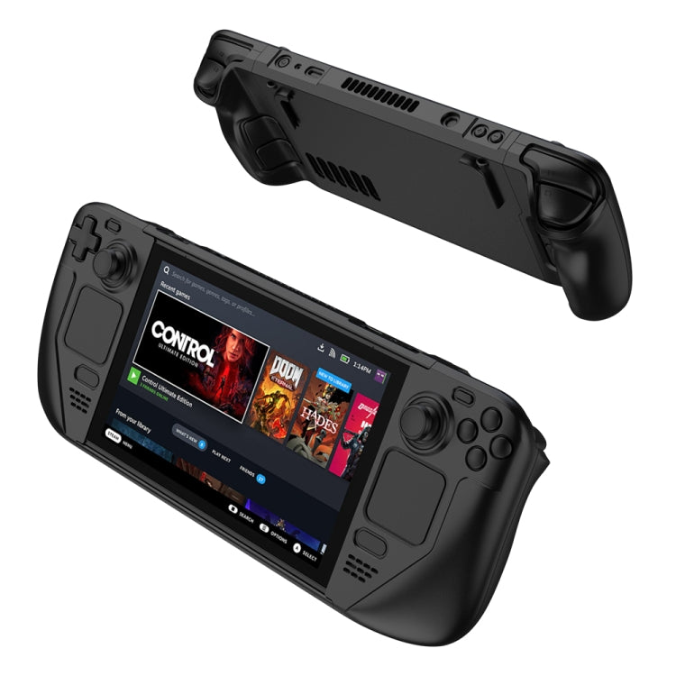 GKK For Steam Deck Color Contrast Anti-fall Game Console Case(Black) - Cover Case by GKK | Online Shopping UK | buy2fix