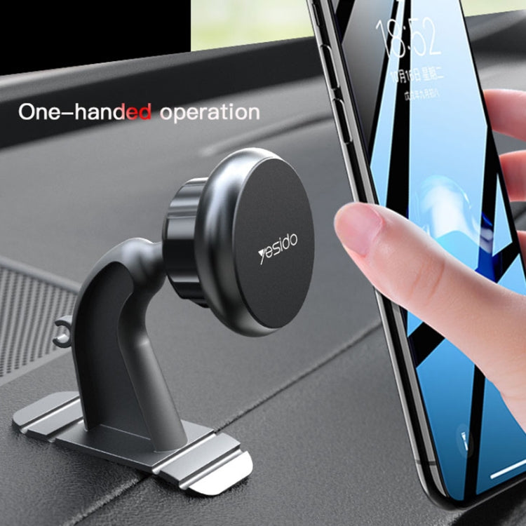 Yesido C91 Car Center Console Paste Magsafe Magnetic Phone Tablet Holder(Black) -  by Yesido | Online Shopping UK | buy2fix