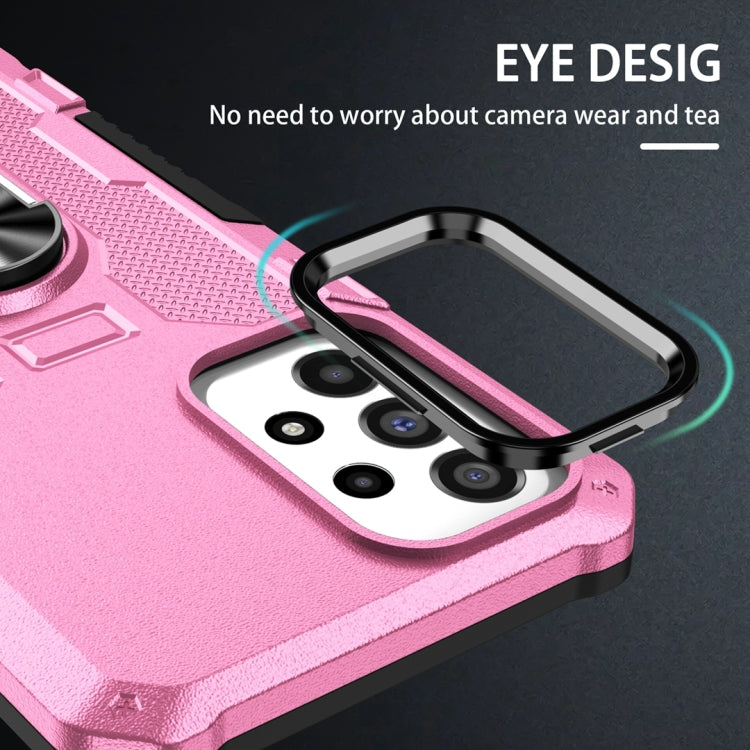 For Xiaomi Redmi Note 12 Pro 5G Global / Poco X5 Pro Ring Holder Armor Hybrid Phone Case(Pink) - Note 12 Pro Cases by buy2fix | Online Shopping UK | buy2fix