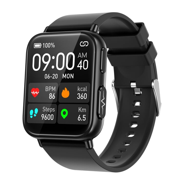 TK10 1.91 inch IP68 Waterproof Silicone Band Smart Watch Supports AI Medical Diagnosis/ Blood Oxygen / Body Temperature Monitoring(Black) - Smart Watches by buy2fix | Online Shopping UK | buy2fix