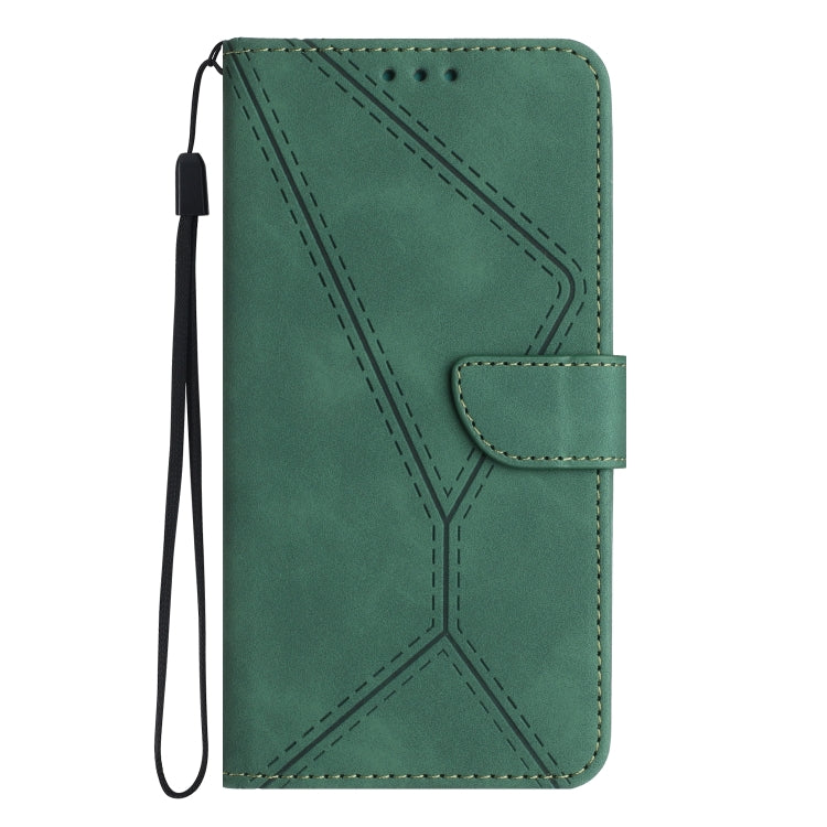 For Xiaomi 13 Ultra Stitching Embossed Leather Phone Case(Green) - 13 Ultra Cases by buy2fix | Online Shopping UK | buy2fix