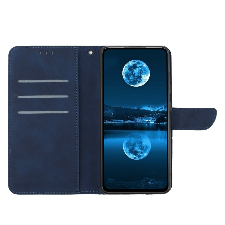 For Xiaomi 13 Ultra Stitching Embossed Leather Phone Case(Blue) - 13 Ultra Cases by buy2fix | Online Shopping UK | buy2fix