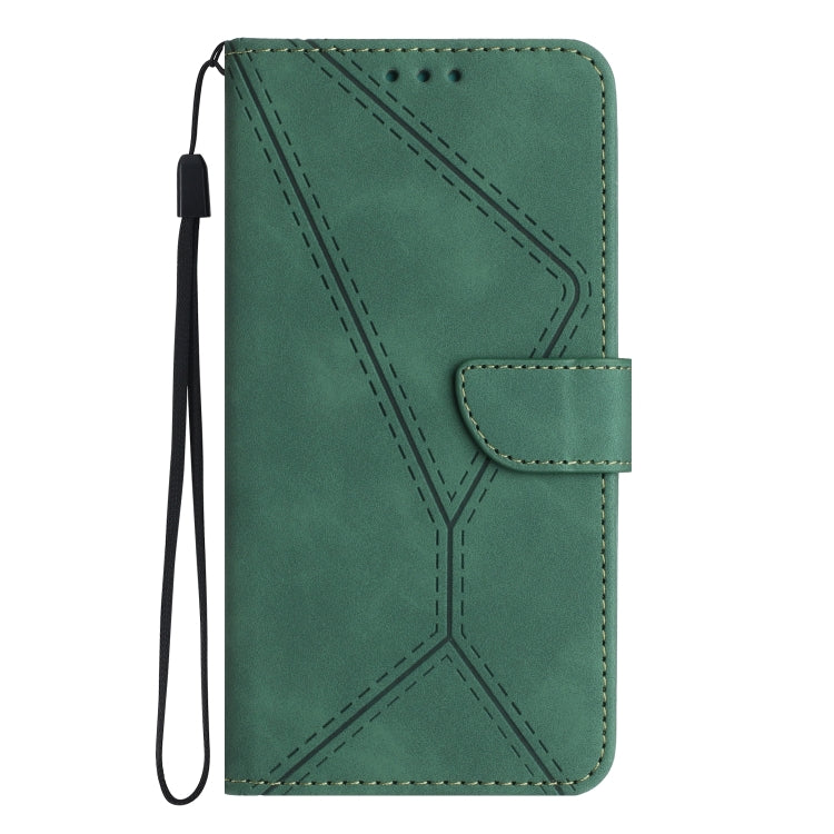 For Xiaomi Redmi A1 / A2 Stitching Embossed Leather Phone Case(Green) - Xiaomi Cases by buy2fix | Online Shopping UK | buy2fix