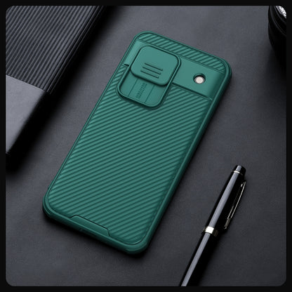 For Google Pixel 8A NILLKIN CamShield Pro PC Phone Case(Green) - Google Cases by NILLKIN | Online Shopping UK | buy2fix