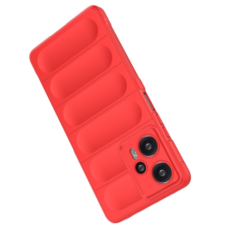 For Xiaomi Redmi Note 12 Turbo Magic Shield TPU + Flannel Phone Case(Dark Green) - Xiaomi Cases by buy2fix | Online Shopping UK | buy2fix