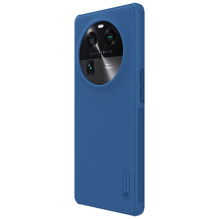 For OPPO Find X6 NILLKIN Frosted Shield Pro PC + TPU Phone Case(Blue) - OPPO Cases by NILLKIN | Online Shopping UK | buy2fix