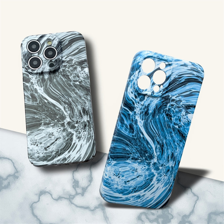 For iPhone 13 Pro Marble Pattern Phone Case(Purple White) - iPhone 13 Pro Cases by buy2fix | Online Shopping UK | buy2fix