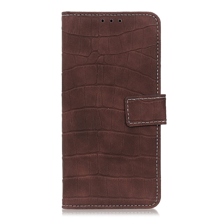 For Xiaomi Poco F5 Pro/Redmi K60/K60 Pro Magnetic Crocodile Texture Leather Phone Case(Brown) - Xiaomi Cases by buy2fix | Online Shopping UK | buy2fix