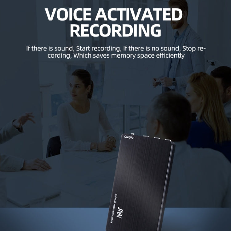 JNN M2 Ultra-thin HD Noise Reduction Intelligent Control Voice Voice Recorder, Capacity:32GB(Black) -  by JNN | Online Shopping UK | buy2fix