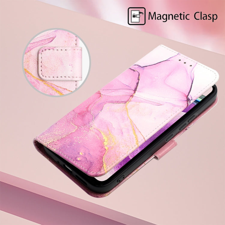 For Xiaomi Redmi Note 12S 4G Global PT003 Marble Pattern Flip Leather Phone Case(Pink Purple Gold LS001) - Xiaomi Cases by buy2fix | Online Shopping UK | buy2fix