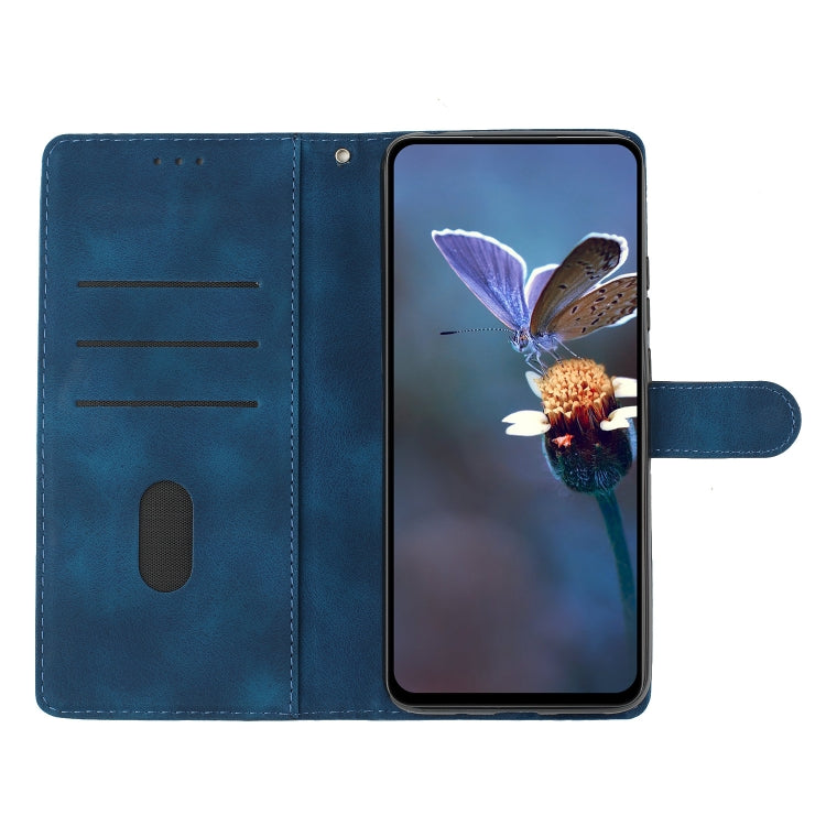 For TCL 405 / 406 / 408 Flower Butterfly Embossing Pattern Leather Phone Case(Blue) - More Brand by buy2fix | Online Shopping UK | buy2fix