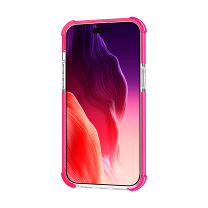 For iPhone 15 Plus Four-corner Shockproof TPU + Acrylic Phone Case(Pink) - iPhone 15 Plus Cases by buy2fix | Online Shopping UK | buy2fix