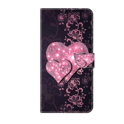 For Xiaomi Redmi Note 11 Pro 5G / 4G Global Crystal 3D Shockproof Protective Leather Phone Case(Lace Love) - Xiaomi Cases by buy2fix | Online Shopping UK | buy2fix