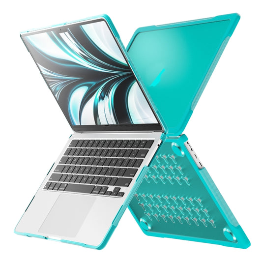 For MacBook Air 13.6 inch A2681 2022 Translucent Laptop Protective Case(Light Blue) - MacBook Air Cases by buy2fix | Online Shopping UK | buy2fix