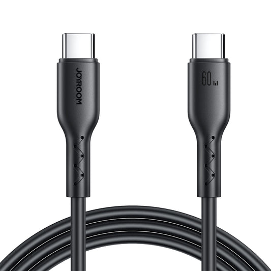 JOYROOM SA26-CC3 Flash Charge Series 60W USB-C / Type-C to USB-C / Type-C Fast Charging Data Cable, Cable Length:1m(Black) - USB-C & Type-C Cable by JOYROOM | Online Shopping UK | buy2fix