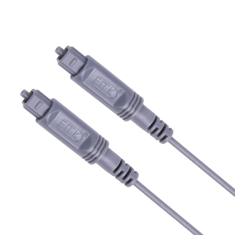 10m EMK OD2.2mm Digital Audio Optical Fiber Cable Plastic Speaker Balance Cable(Silver Grey) - Audio Optical Cables by EMK | Online Shopping UK | buy2fix