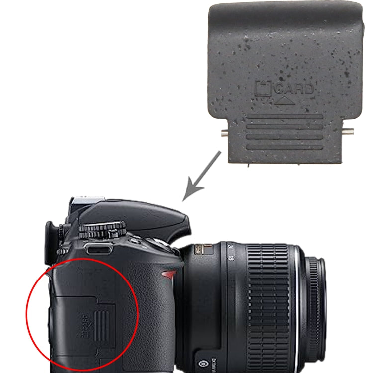 For Nikon D3100 SD Card Slot Compartment Cover - Card Slot by buy2fix | Online Shopping UK | buy2fix
