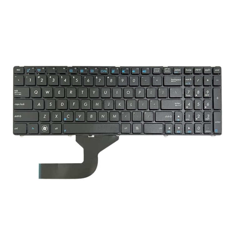 For AsusX53S X54H X55V K52 K53 G51 US Version Laptop Keyboard(Black) - Asus Spare Parts by buy2fix | Online Shopping UK | buy2fix