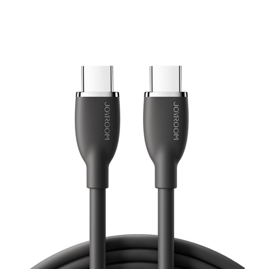 JOYROOM SA29-CC5 100W USB-C/Type-C to USB-C/Type-C Liquid Silicone Fast Charging Data Cable, Length: 1.2m(Black) - USB-C & Type-C Cable by JOYROOM | Online Shopping UK | buy2fix
