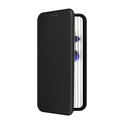 For Nothing Phone 2 Carbon Fiber Texture Flip Leather Phone Case(Black) - More Brand by buy2fix | Online Shopping UK | buy2fix