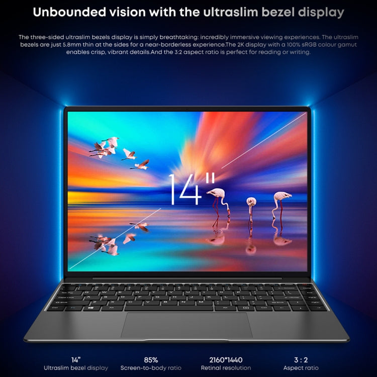 CHUWI CoreBook X 14 inch Laptop, 16GB+512GB, Windows 11 Intel 12th Gen Core i5-1235U Deca Core - CHUWI by CHUWI | Online Shopping UK | buy2fix