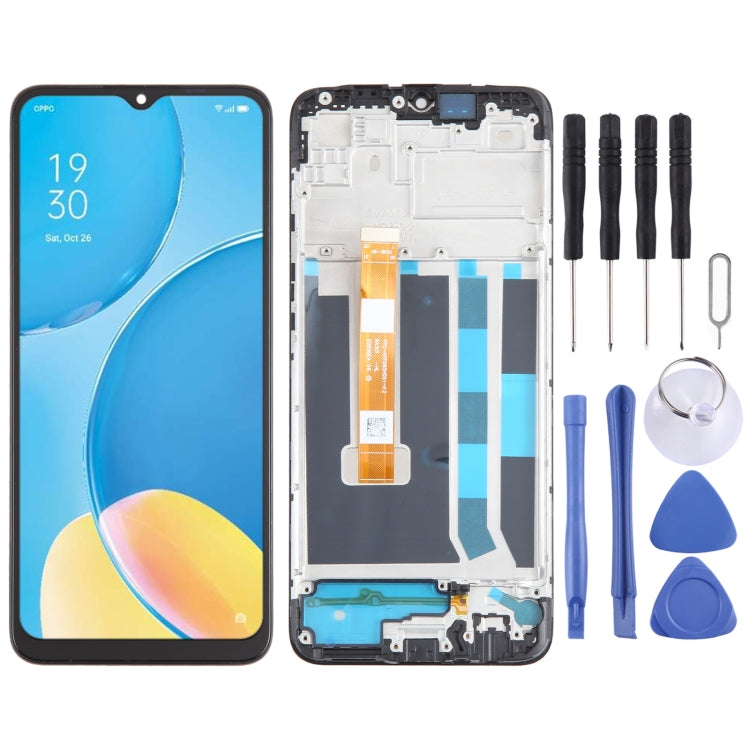 For OPPO A15s OEM LCD Screen Digitizer Full Assembly with Frame - LCD Screen by buy2fix | Online Shopping UK | buy2fix