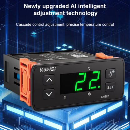 KWS-CH302 Intelligent Dual Sensor Temperature Controller - Thermostat & Thermometer by buy2fix | Online Shopping UK | buy2fix